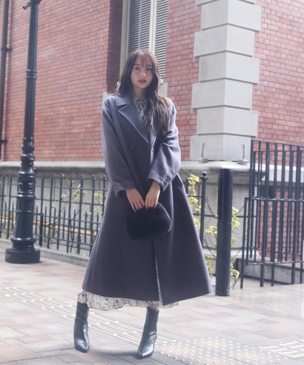 加藤栞さん着用】ダブル釦チェスターコート | PROPORTION BODY