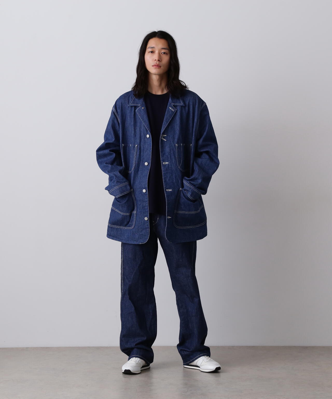 Y / 13oz ORGANIC COTTON DENIM COVERALL JACKET | YLÈVE（イレーヴ
