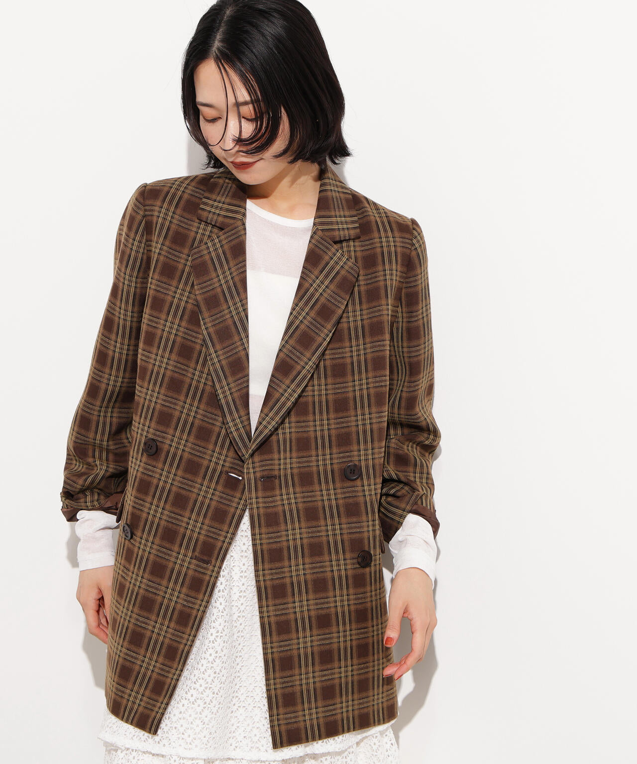 小室安未さん着用】チェックジャケット | N. Natural Beauty Basic