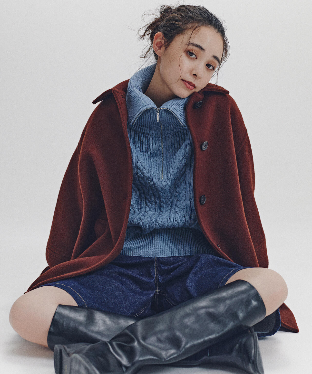 ステンカラーミディコート | N. Natural Beauty Basic*（エヌ