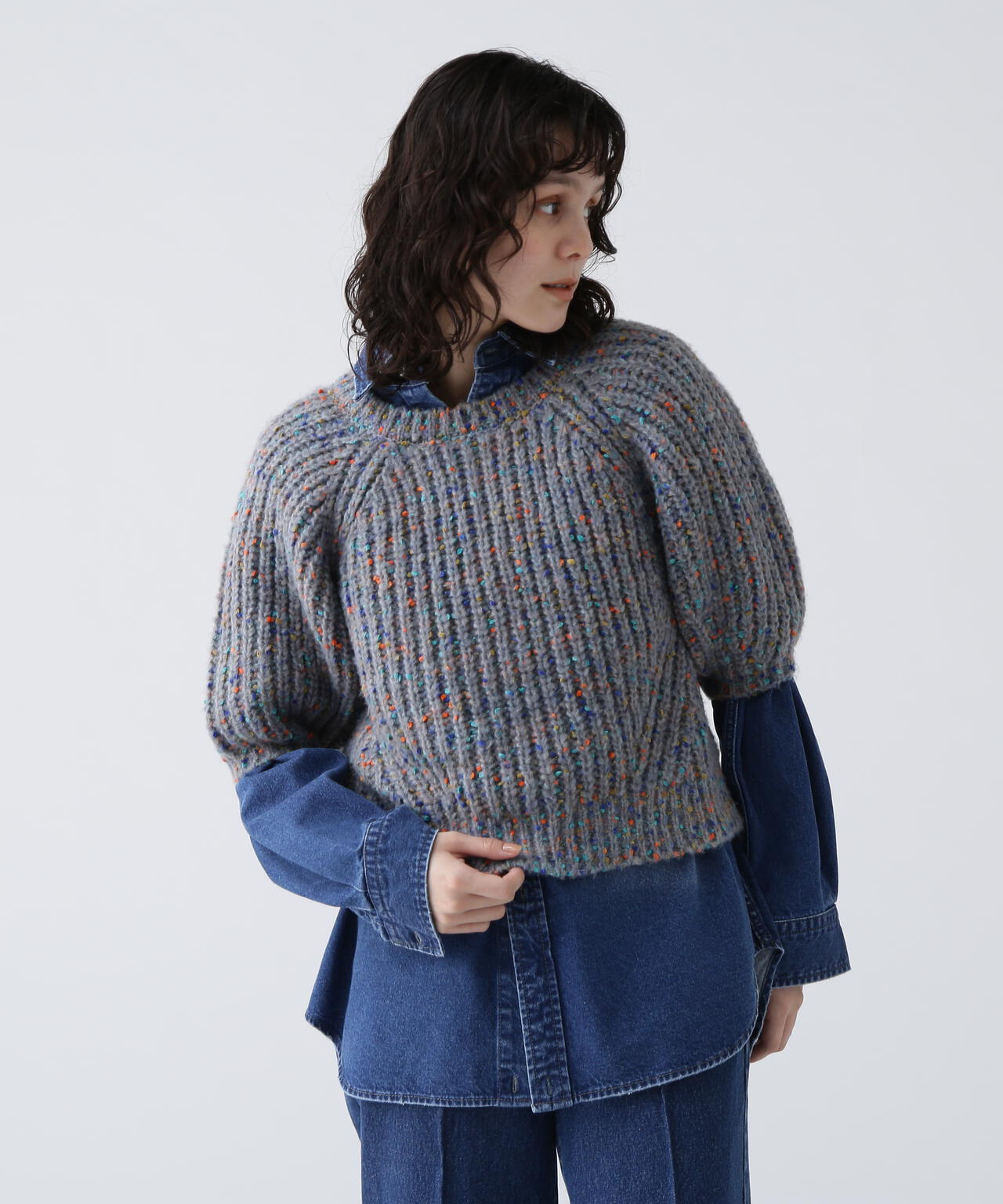 好きを着て気分が高まる】洗えるポッピンカラーフォルムニット