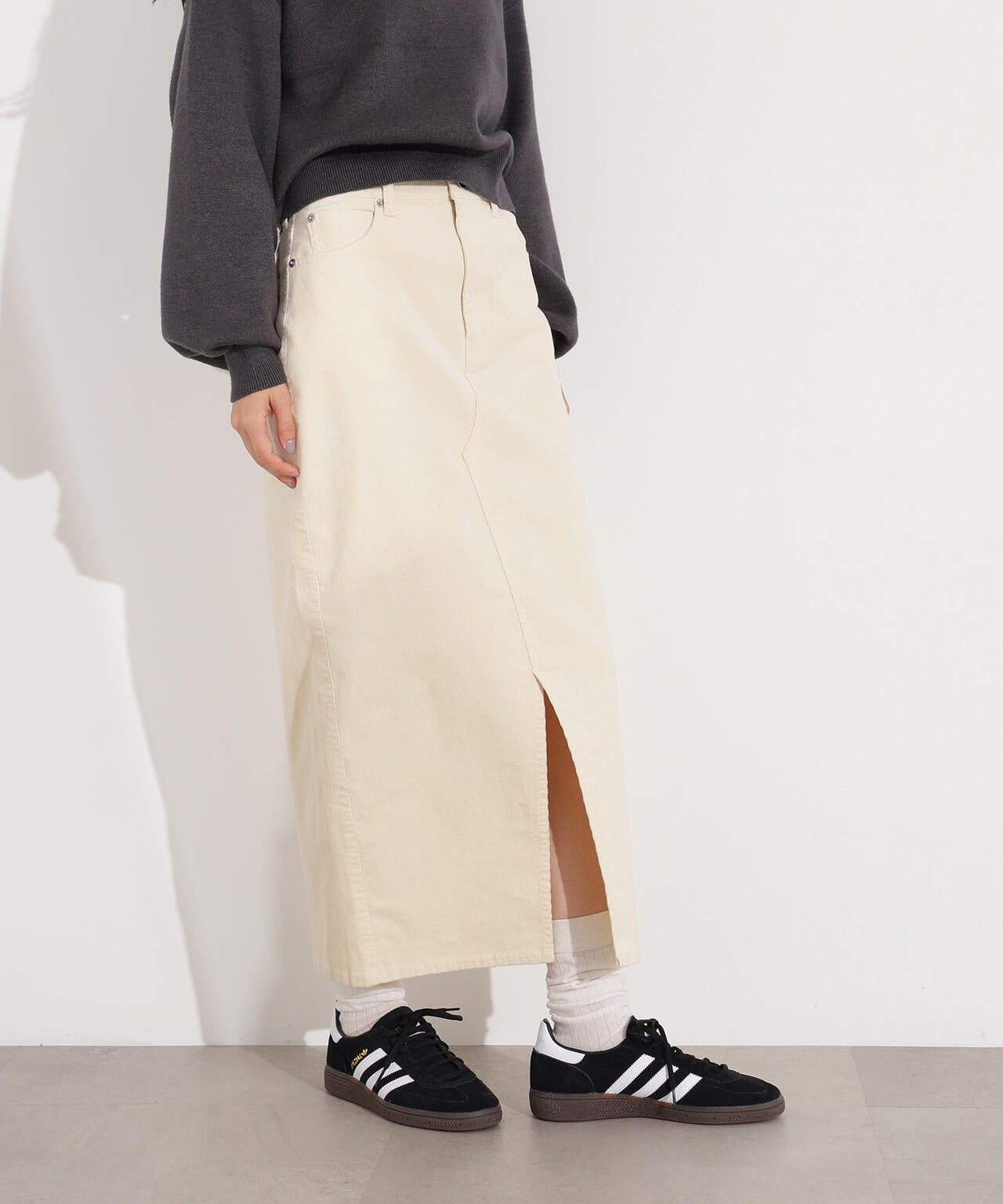 コーデュロイスリットスカート | N. Natural Beauty Basic*（エヌ