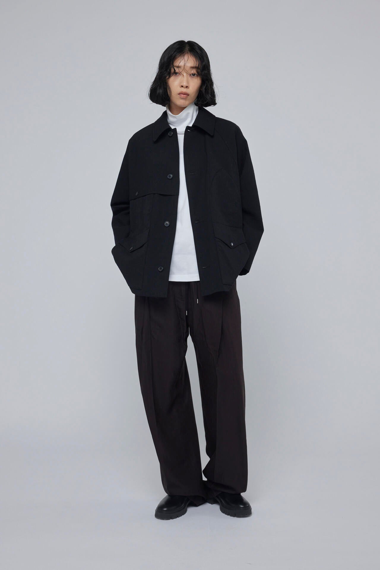 別注］blurhms / ROUGH WOOL GABARDINE CRUISER JACKET TL | THE