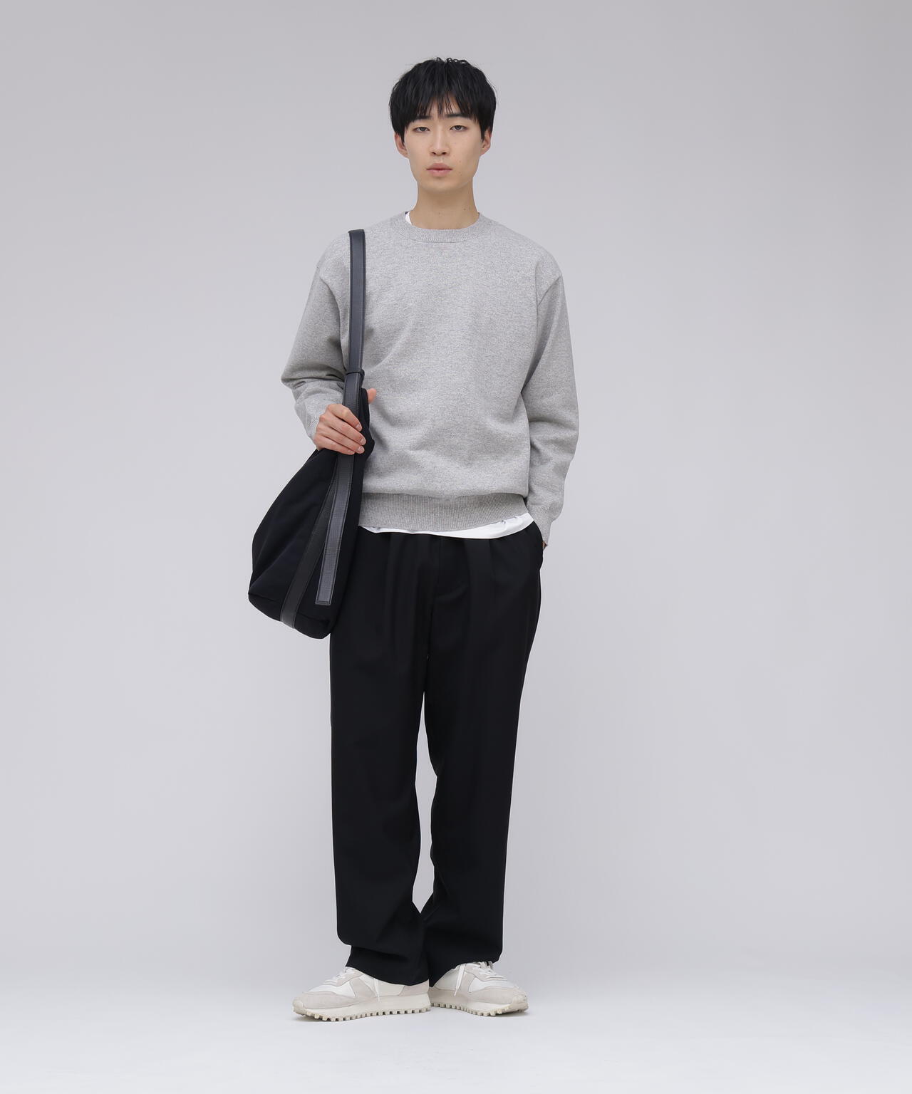 Yonetomi / RIGID CASHMERE SWEATER PULL OVER | THE LIBRARY（ザ
