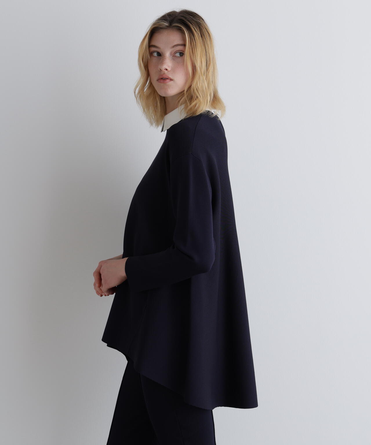 襟付きフレアニット | LE PHIL（ル フィル） ｜【公式】通販mix.tokyo