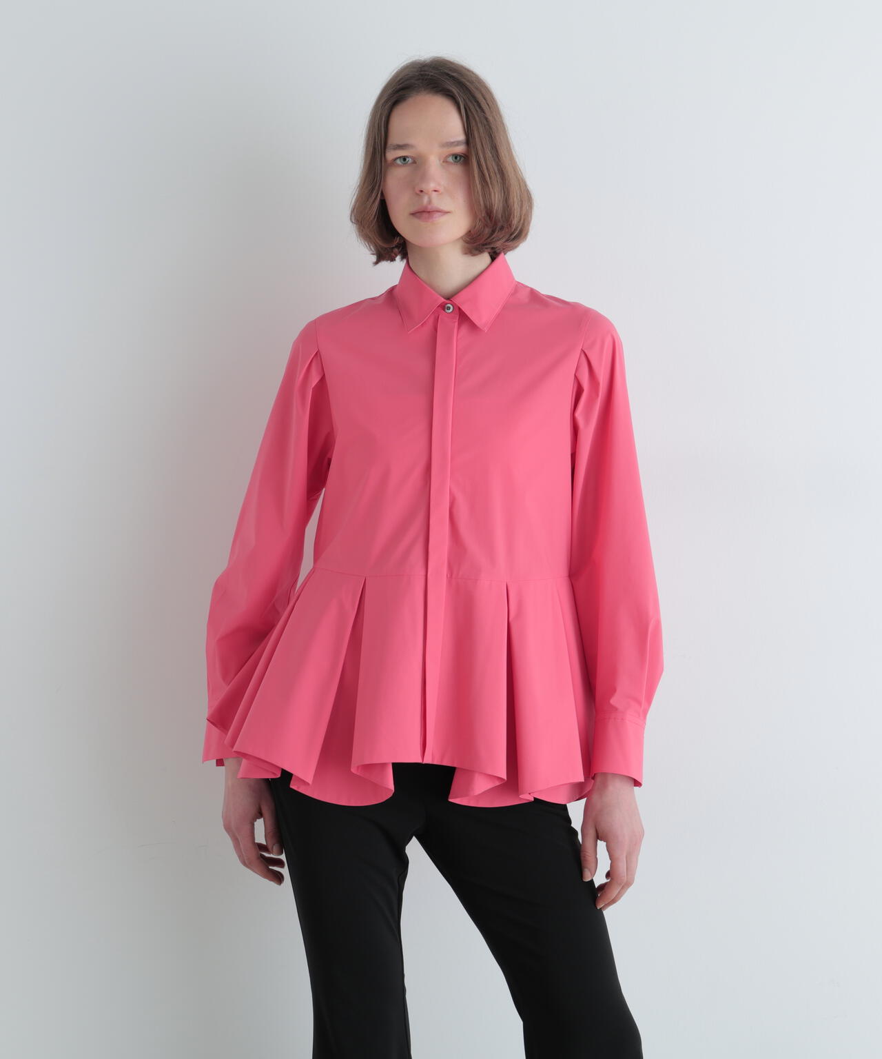 SOLOTEXブロードタックフレアブラウス | LE PHIL（ル フィル