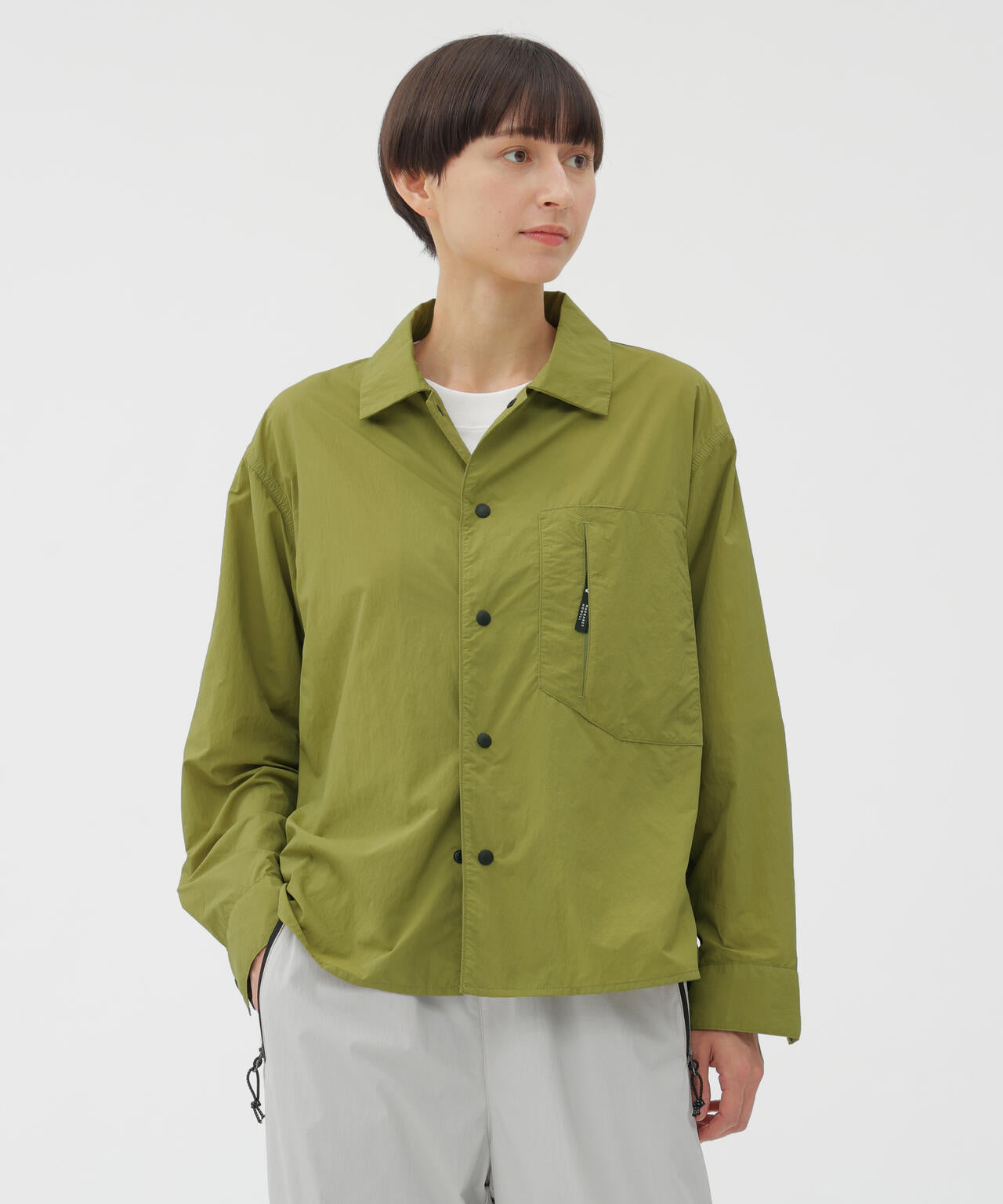 RECYCLE NYLON LIGHT POPLIN SHIRT | MARGARET HOWELL（マーガレット