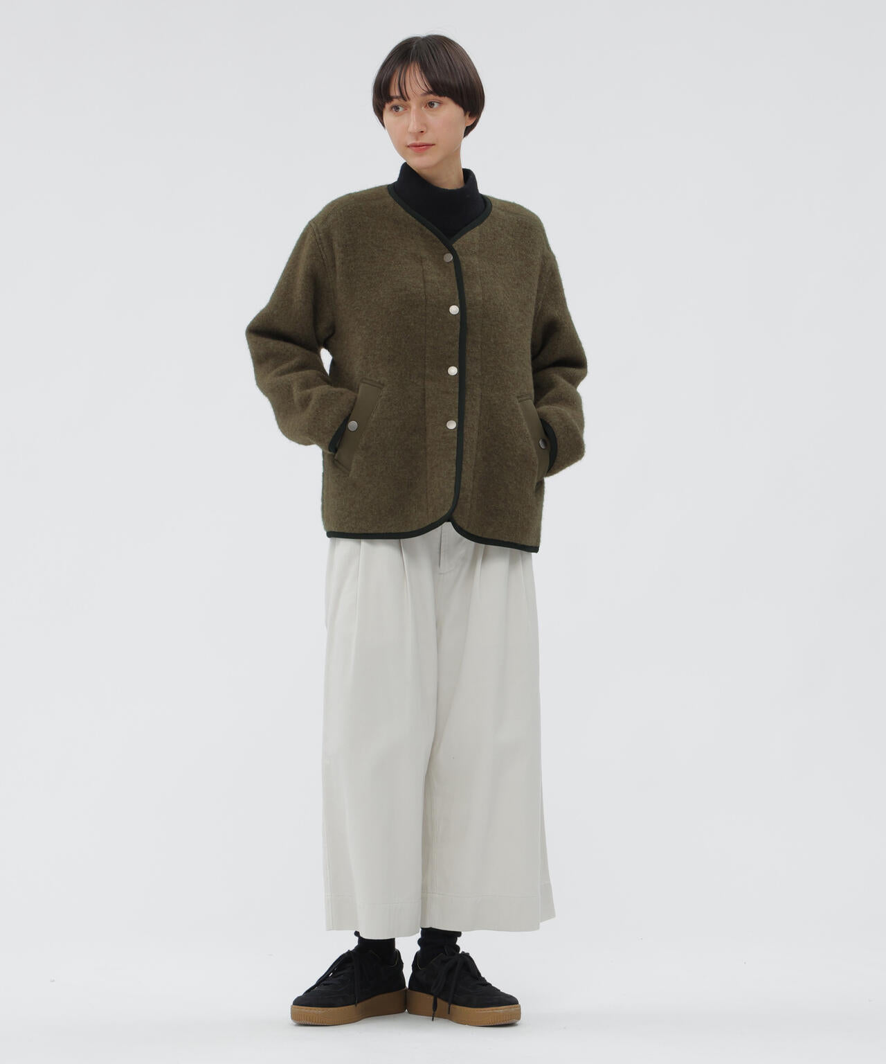 SOFT WOOL FLEECE BLOUSON | MARGARET HOWELL（マーガレット・ハウエル