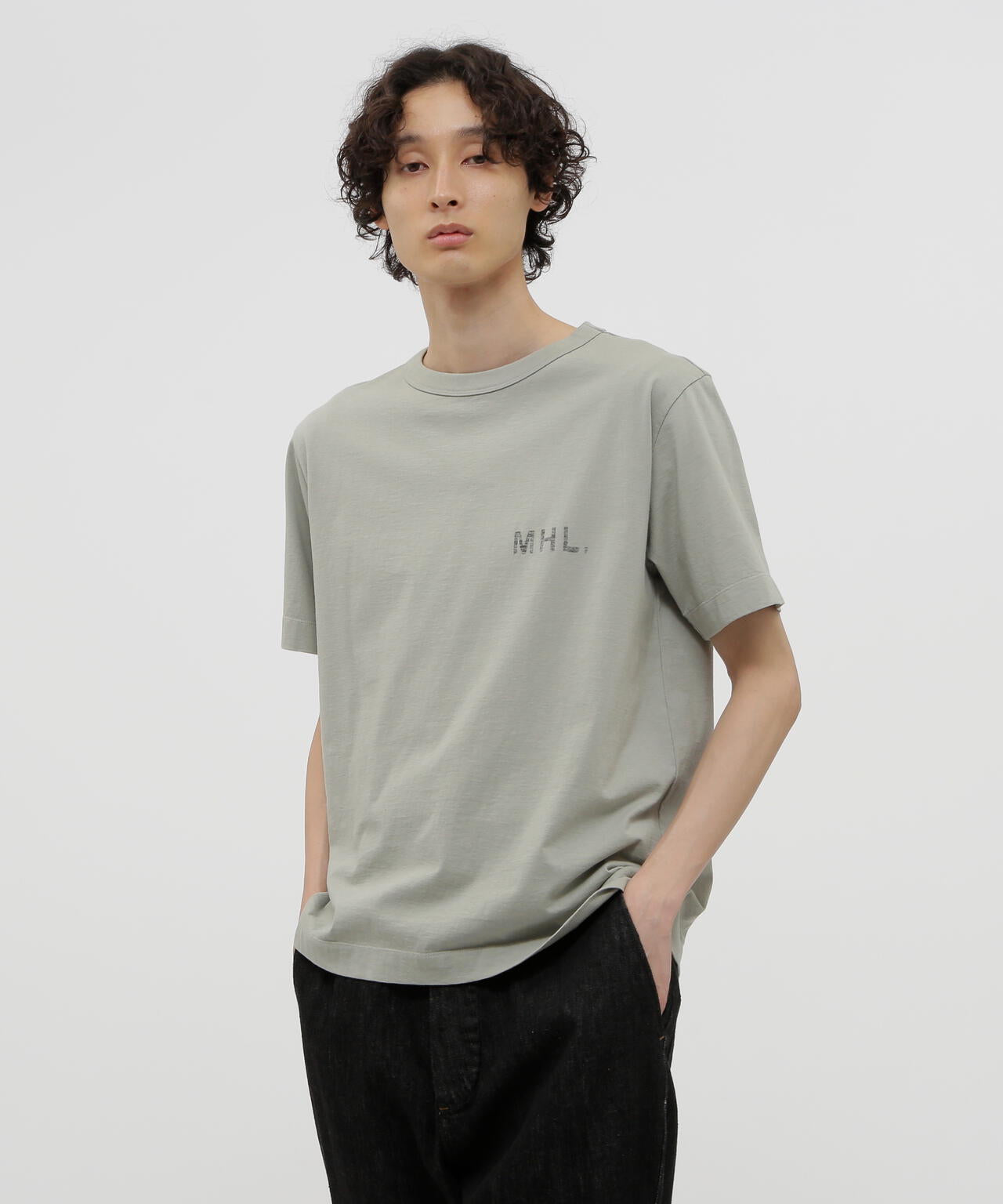 FADED PRINTED COTTON JERSEY | MHL.（エムエイチエル） ｜【公式