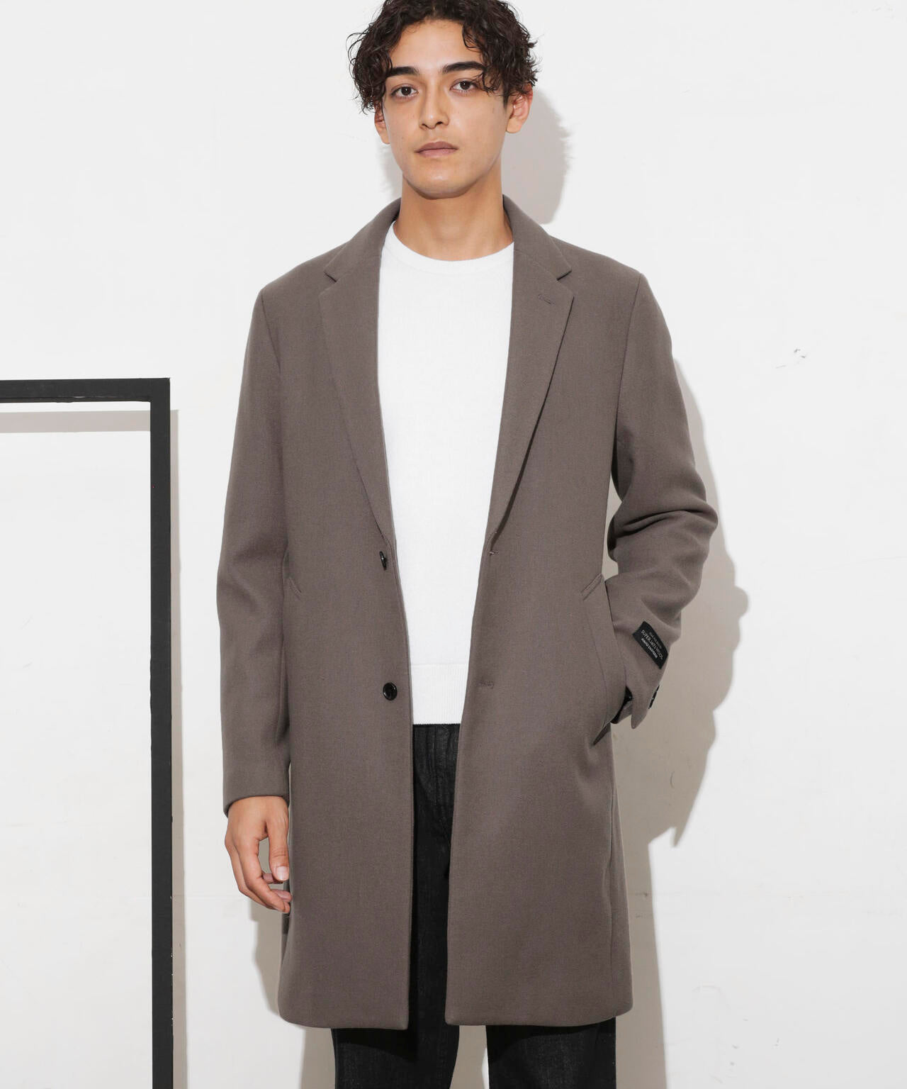 SUPER140'S」ダブルメルトンチェスターフィールドコート | NANO