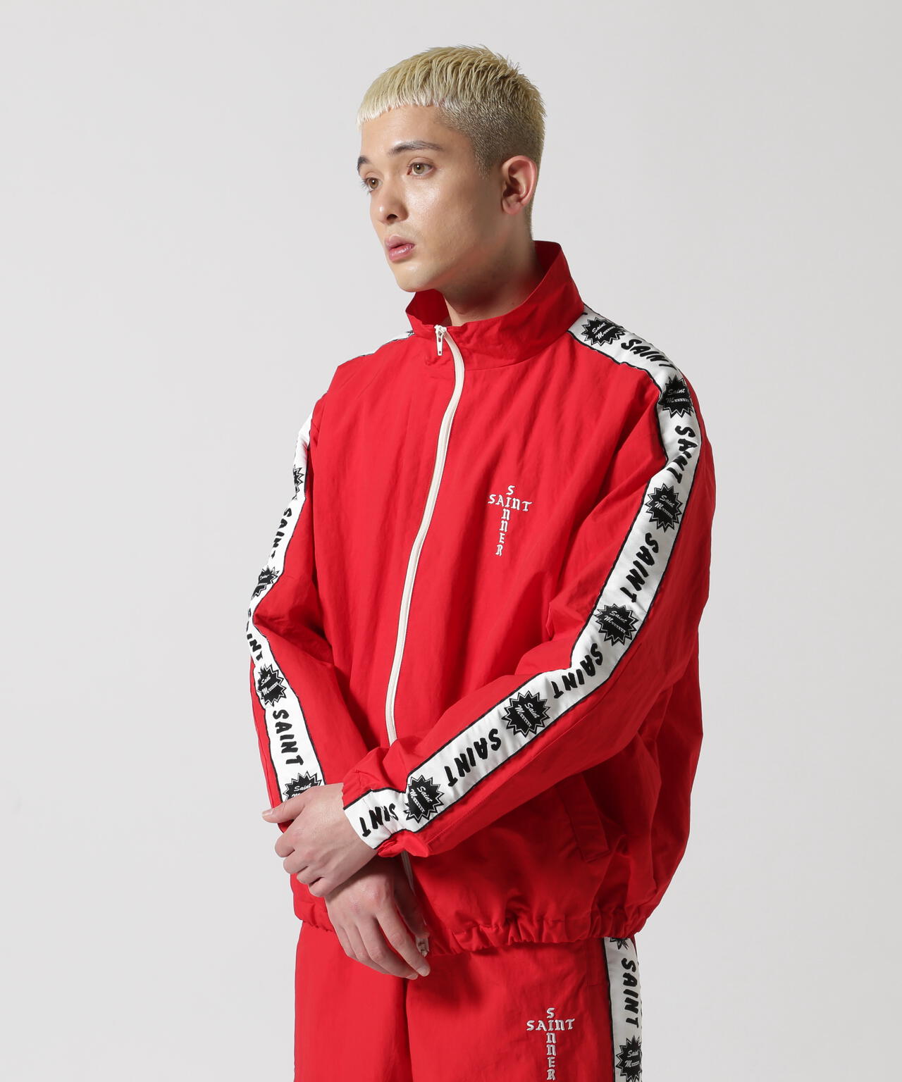 SAINT MICHAEL/セント マイケル/TRACK JKT/SIDE TAPE/RED | ROYAL