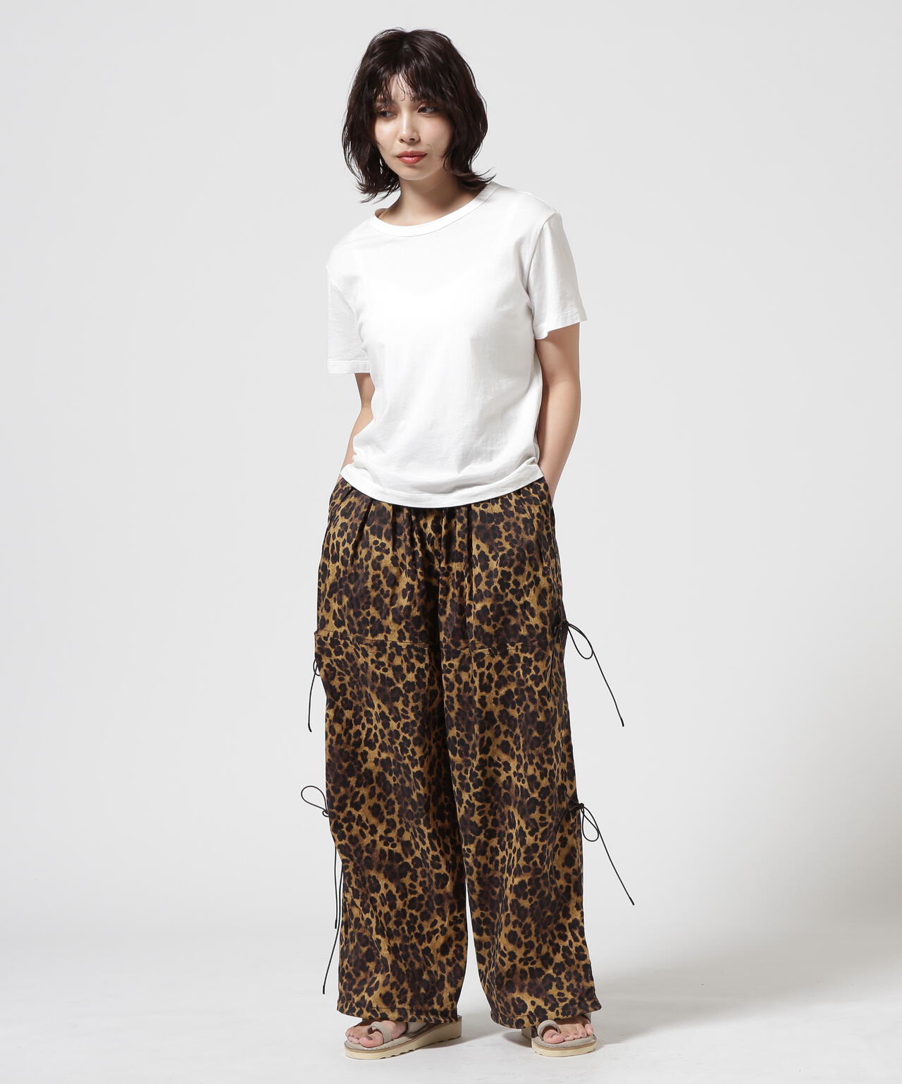 RHODOLIRION/ロドリリオン Strings Pants - Leopard | BEAVER