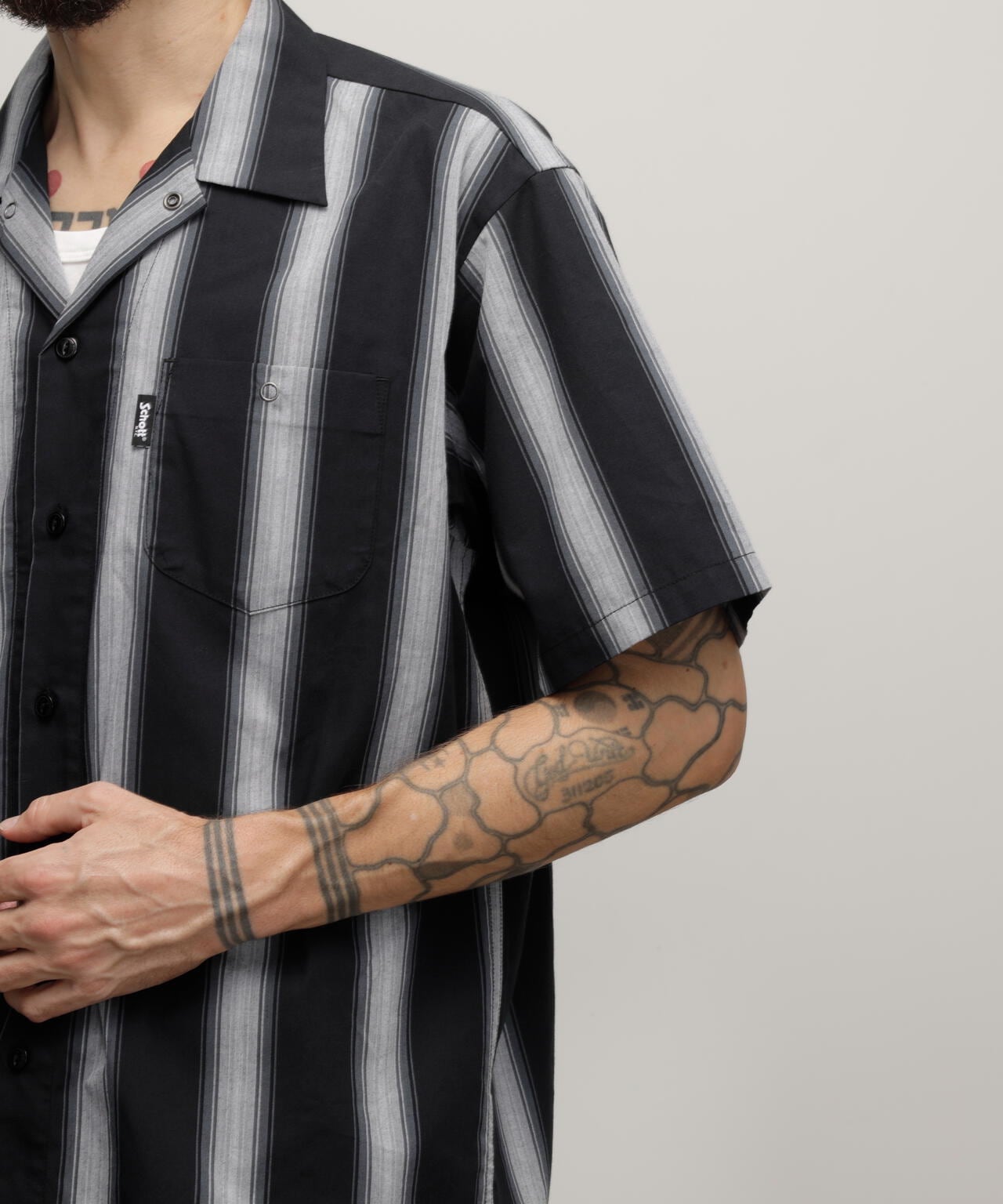 STRIPE WORK SHIRT/ストライプワークシャツ | Schott（ショット