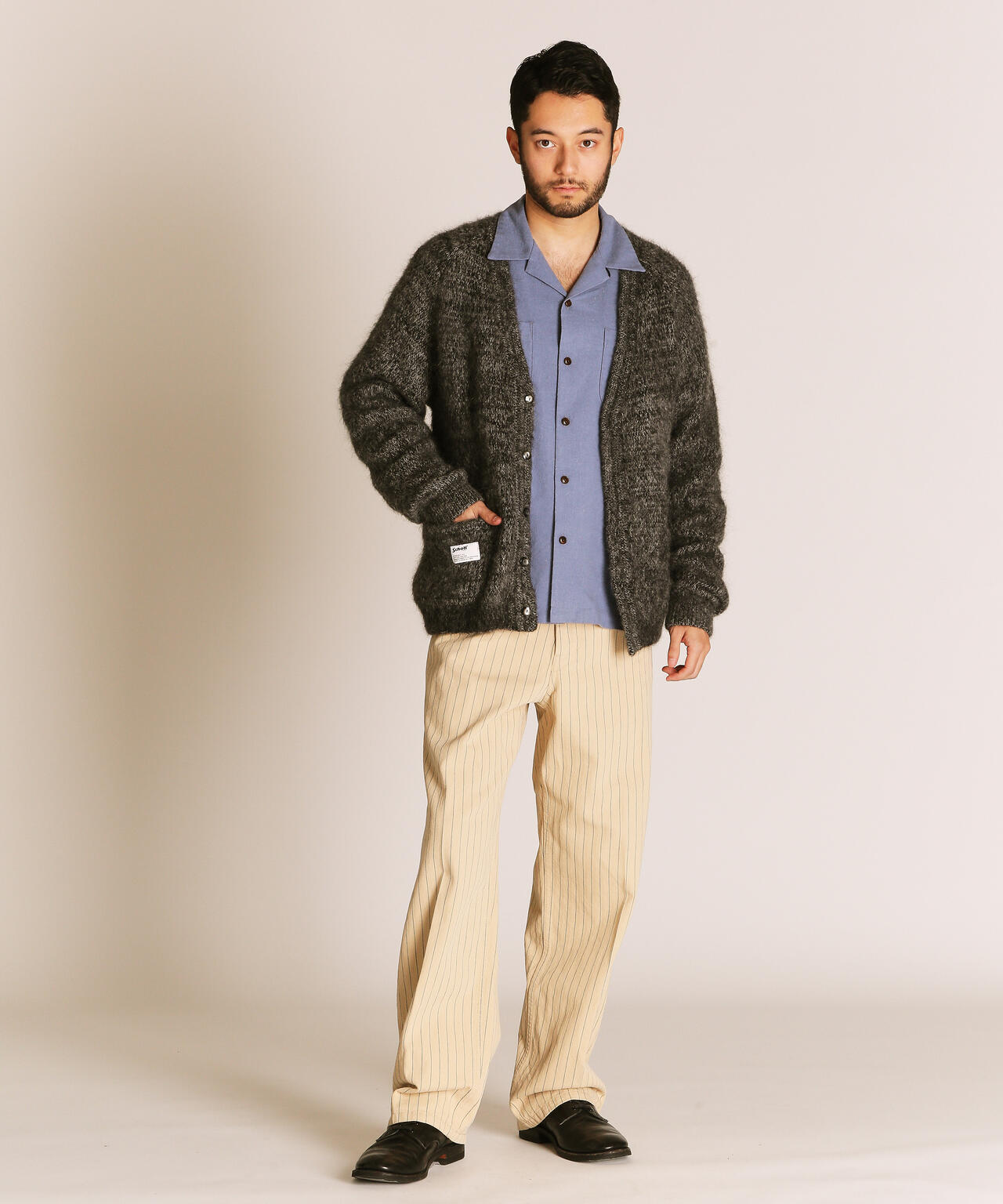 MOHAIR KNIT CARDIGAN/モヘア ニットカーディガン | Schott（ショット