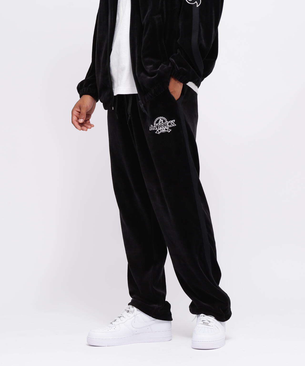 WEB&DEPOT限定》VELOUR TRACK PANTS / ベロア トラックパンツ | AVIREX