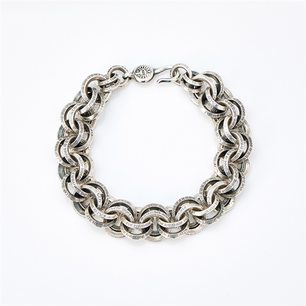 CHROME HEARTS ダブルBリング ブレスレット シルバー 925 | MixTHINKS