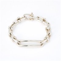 TIFFANY & Co. ハードウェア リンク ブレスレット シルバー 925