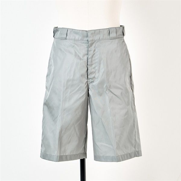 PRADA RE-NYLON ショートパンツ 44 SPG32 S182 1WQ8 グレー ポリアミド