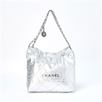 CHANEL シャネル22 スモール 2021年 ショルダーバッグ シルバー