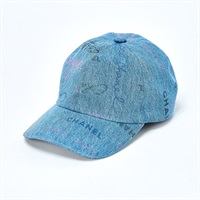 CHANEL キャップ ブルー マルチカラー コットン | MixTHINKS（ミックス