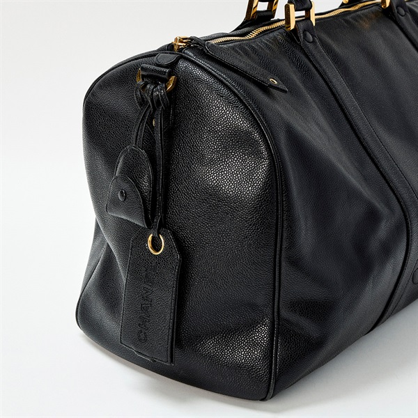 CHANEL ココマーク 1995年頃 ボストンバッグ ブラック ゴールド