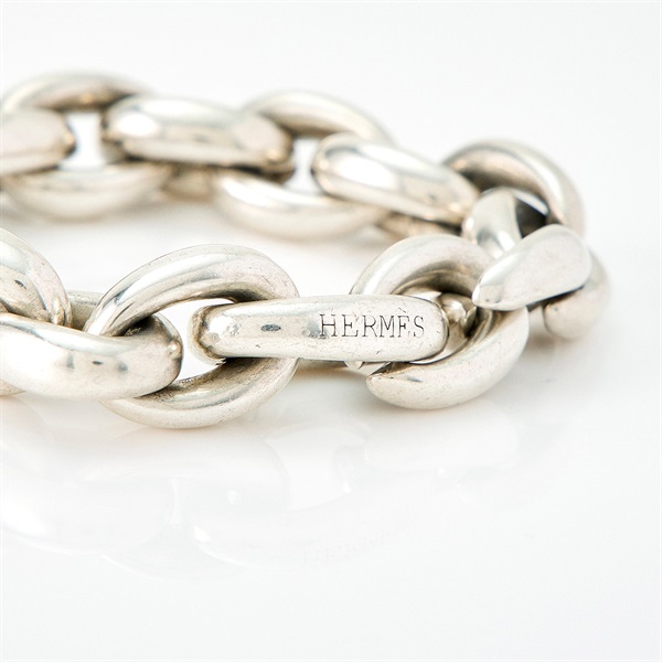 HERMES アクロバット ブレスレット GM/17コマ シルバー 925
