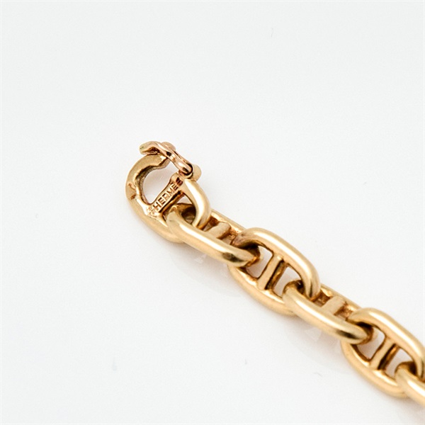 HERMES シェーヌダンクル ブレスレット TPM ゴールド 750YG