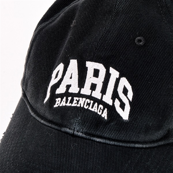 BALENCIAGA キャップ S 680748 410B2 ブラック コットン | MixTHINKS