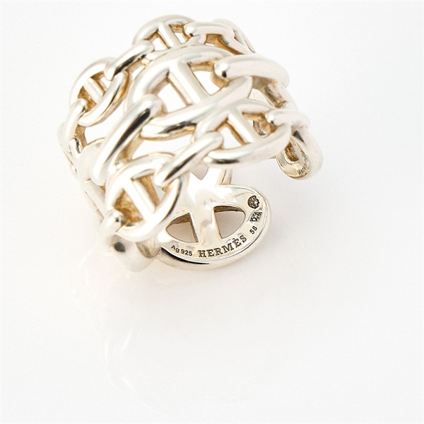 HERMES シェーヌダンクル アンシェネ リング GM/58 シルバー 925