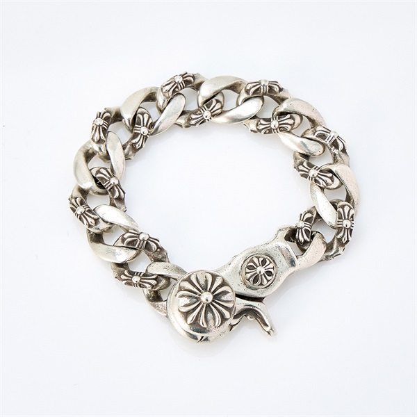 CHROME HEARTS ファンシー チェーン クリップ ブレスレット 13リンク