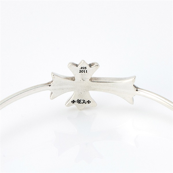 CHROME HEARTS スキニータイニーCHクロス バングル シルバー 925