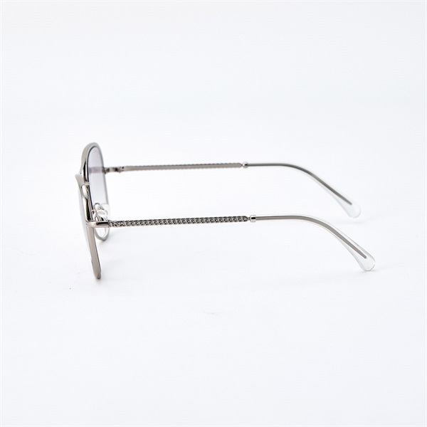 CHANEL ココマーク サングラス 56□15 135 2181-S シルバー メタル