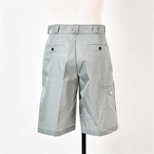 PRADA RE-NYLON ショートパンツ 44 SPG32 S182 1WQ8 グレー ポリアミド