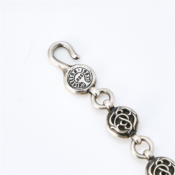 CHROME HEARTS フローラルボール ブレスレット シルバー 925