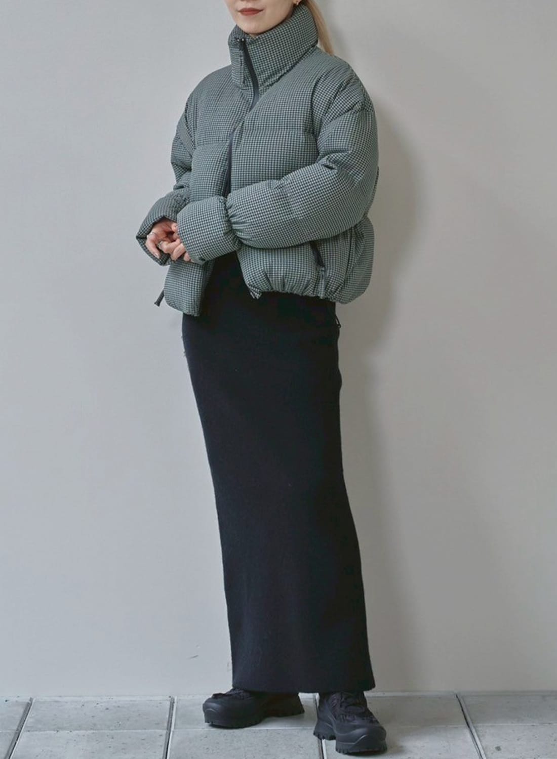 CHECK DAWN JACKET|チェック ダウン ジャケットチェック ダウン