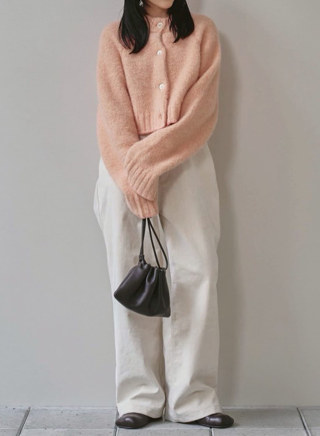 BRUSHED KNIT CARDIGAN|ブラッシュド ニット カーディガンブラッシュド