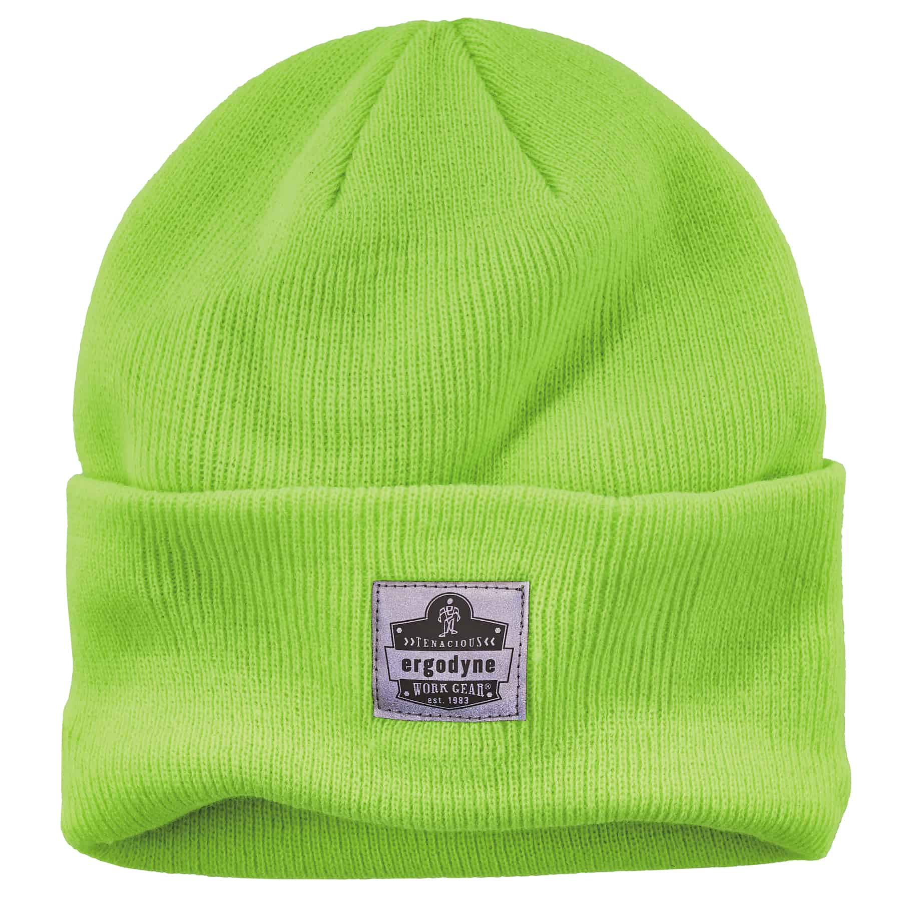 Ergodyne Adult Unisex Lime Synthetic Knit Hat 16806 at Lowes.com