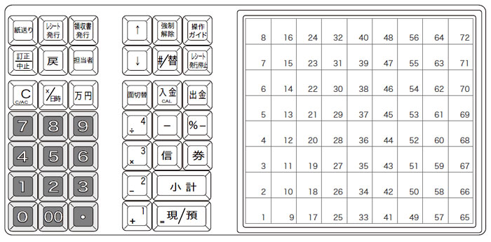 カシオ電子レジスター TK-400