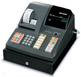 SHARP レジスターER-A300 ロールペーパー2個つき SHARP レジスターER