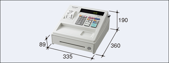 シャープ電子レジスター XE-A147