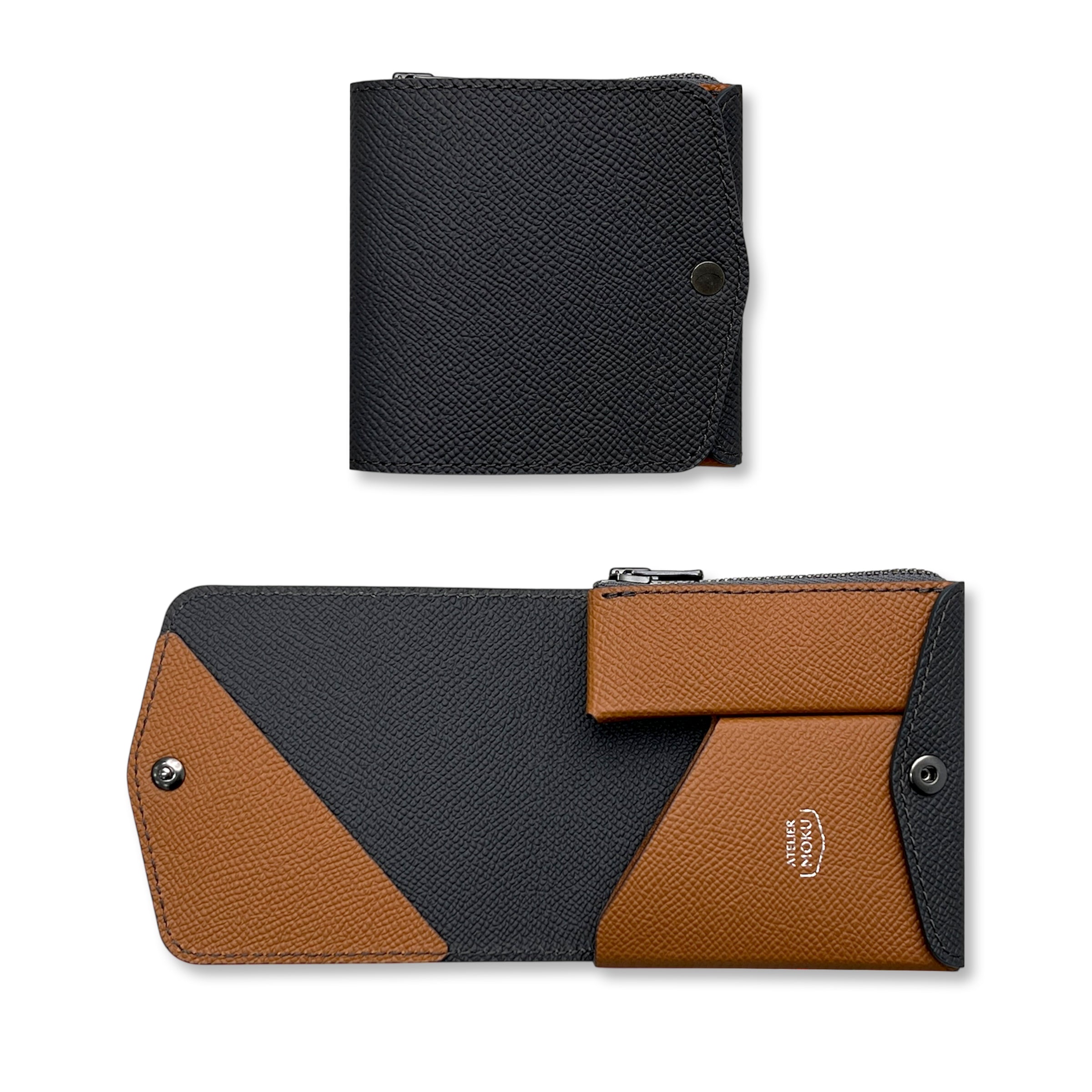 薄い財布 メンズ・レディース/小さく薄い財布SAKU ver.3 Plus VeauEpsom