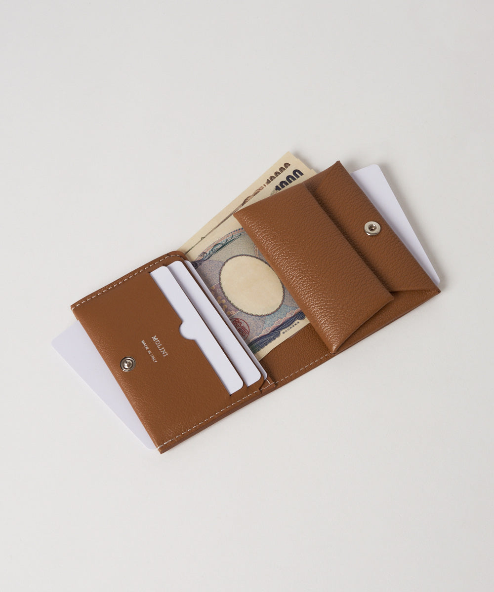 Bifold Compact Wallet - Camel – MOLINI（モリニ）オフィシャル