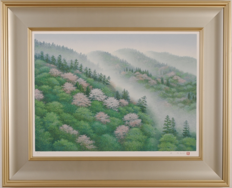 インテリアの絵画をシルクスクリーンの版画で制作した酒井英利の