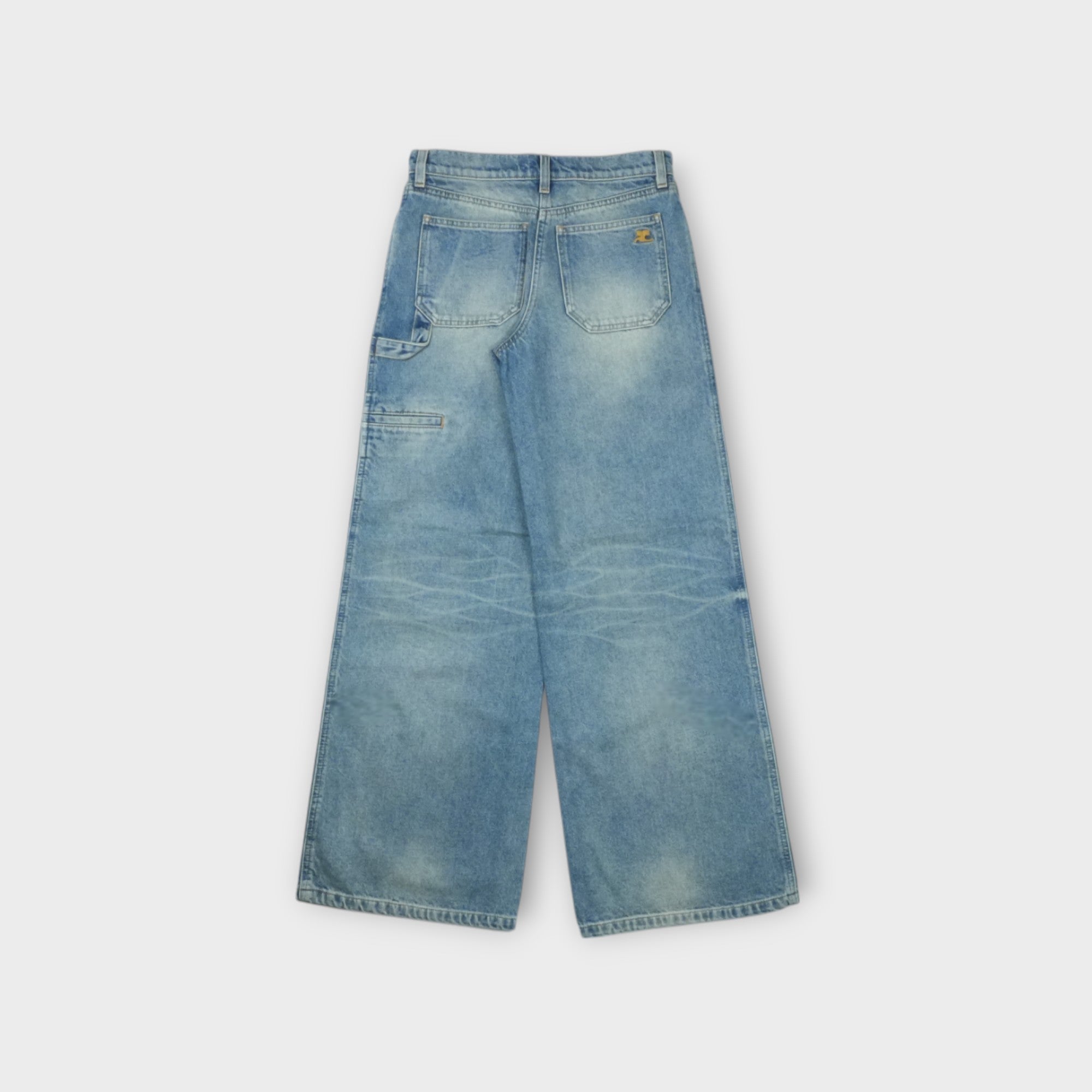 courreges HAMMER DENIM BAGGY PANTS – mou by ACROPOLIS