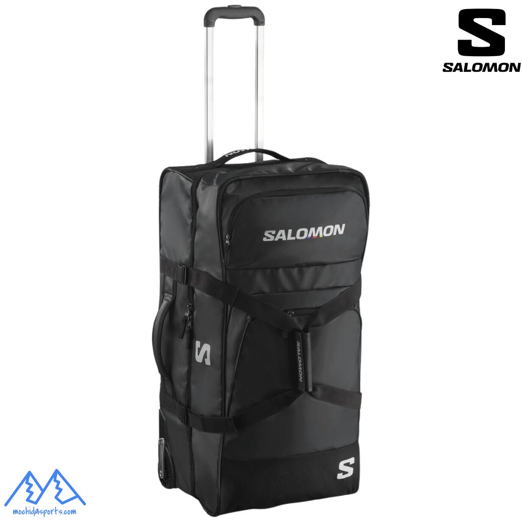 サロモン キャスターバッグ キャリーバッグ ブラック 100L SALOMON