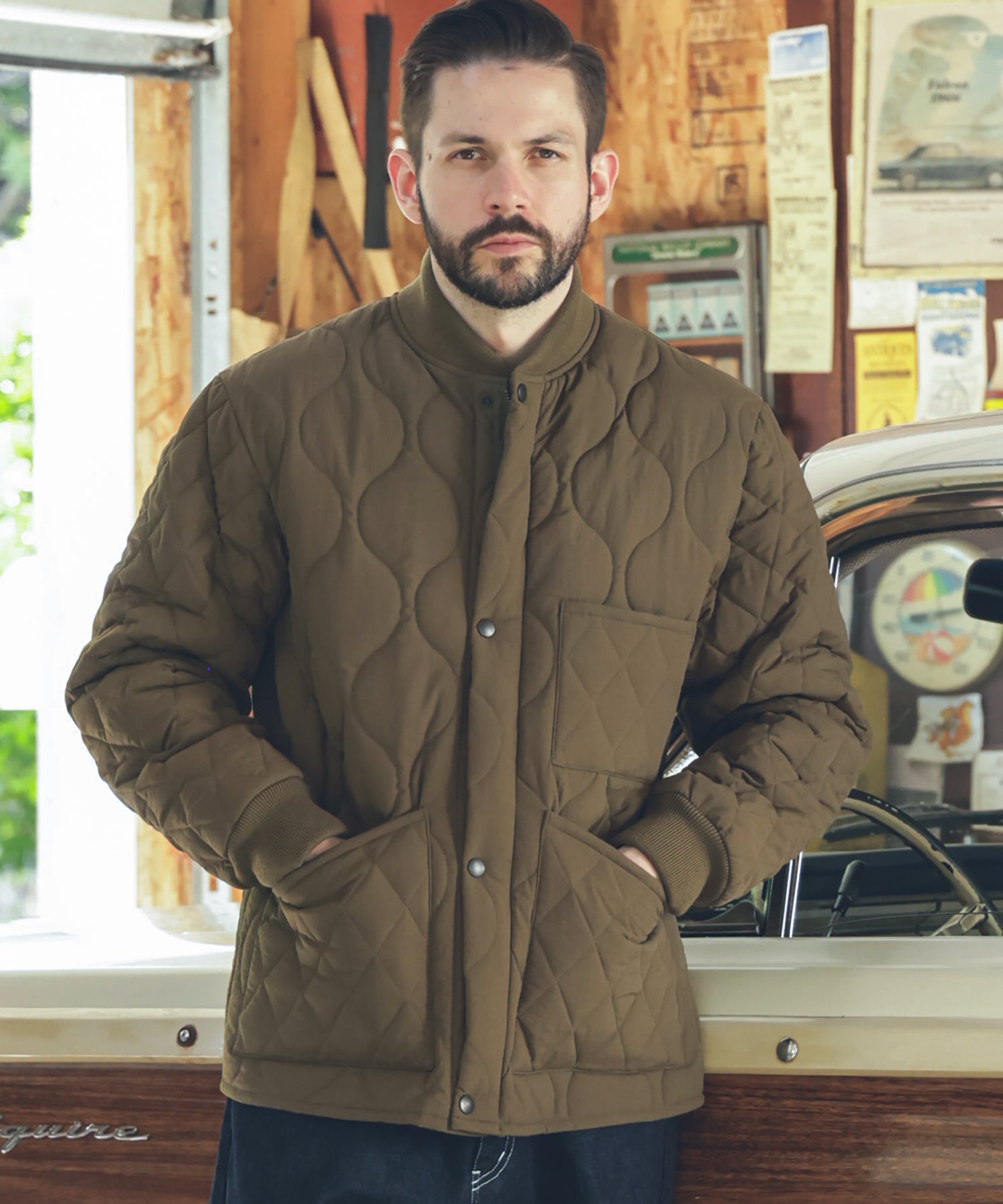 LIGHT SHELL QUILTED NYLON / CWU-9P JACKET / M253137 – MR.OLIVE
