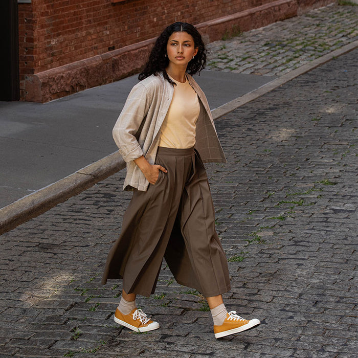 Hakama Pants | Women's Japanese Wide Pants | MUJI Canada