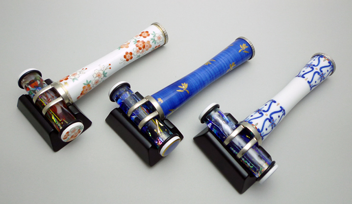 有田焼万華鏡：香蘭社]桜（T型オイルワンドスコープ）[送料無料]