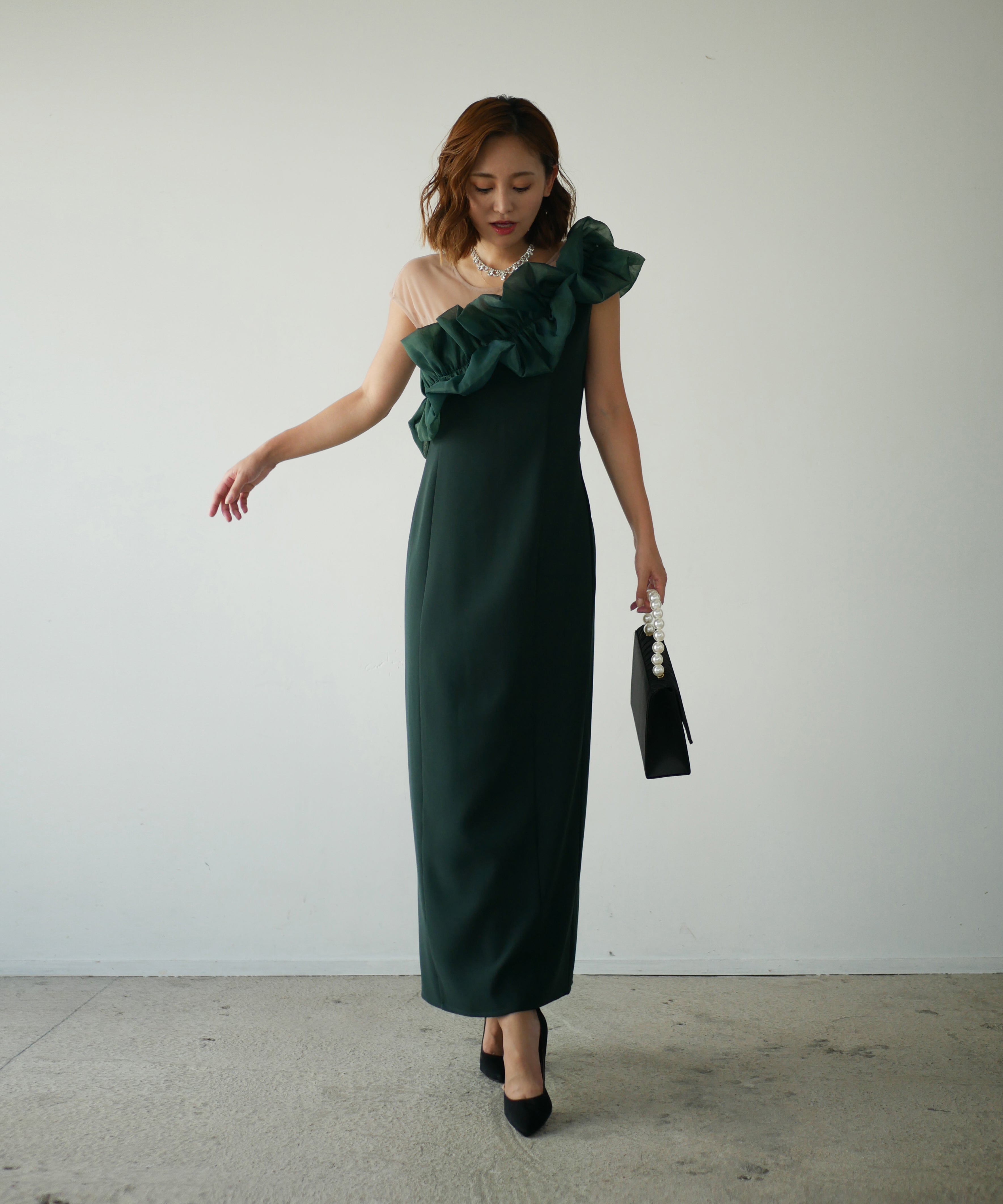 SHINY FRILL DRESS – My shawty