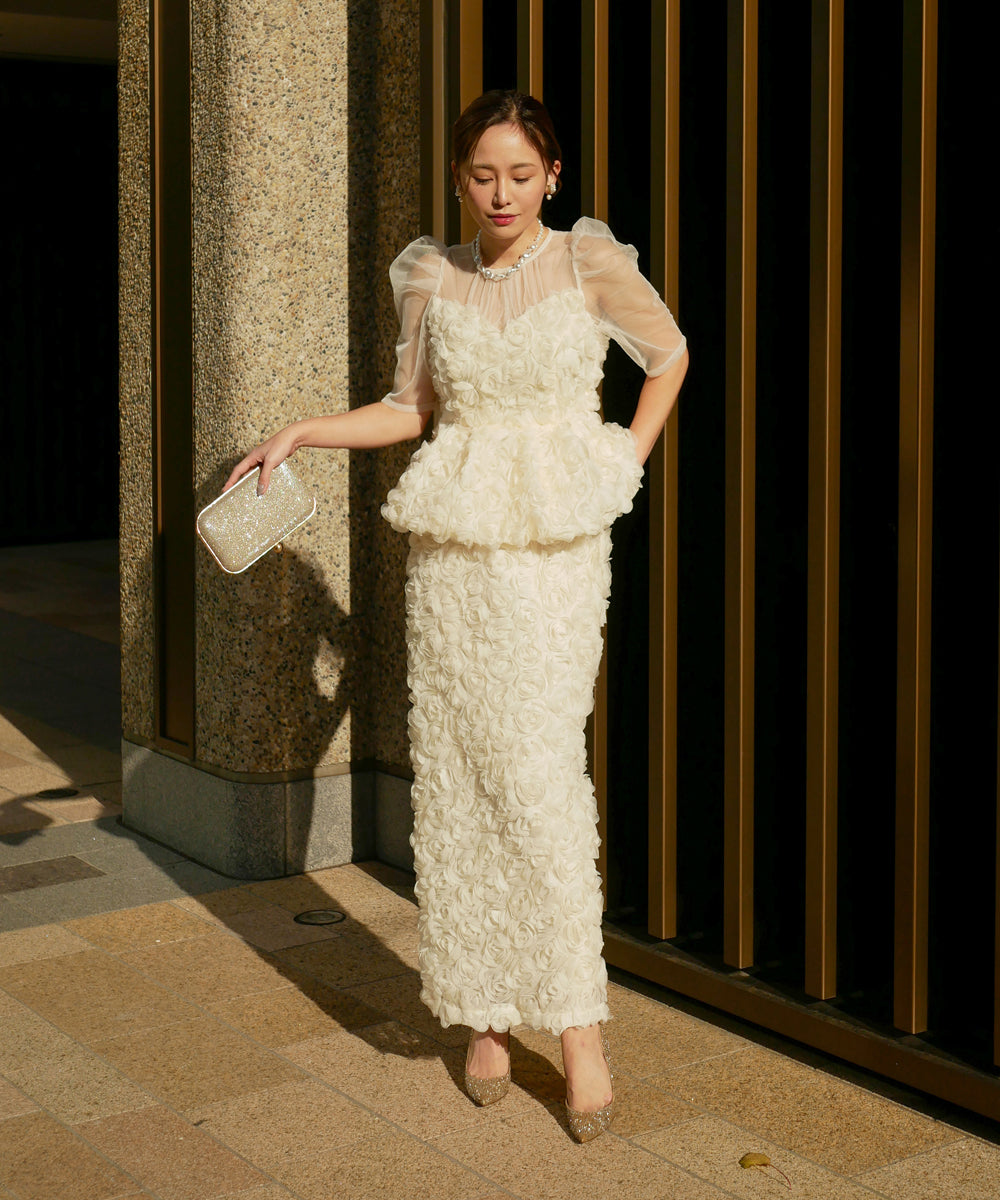 ROSE PEPLUM SET DRESS – My shawty